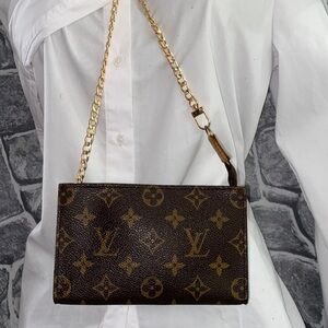 Authentic Louis Vuitton Monogram Cosmetic Accessories Pouch